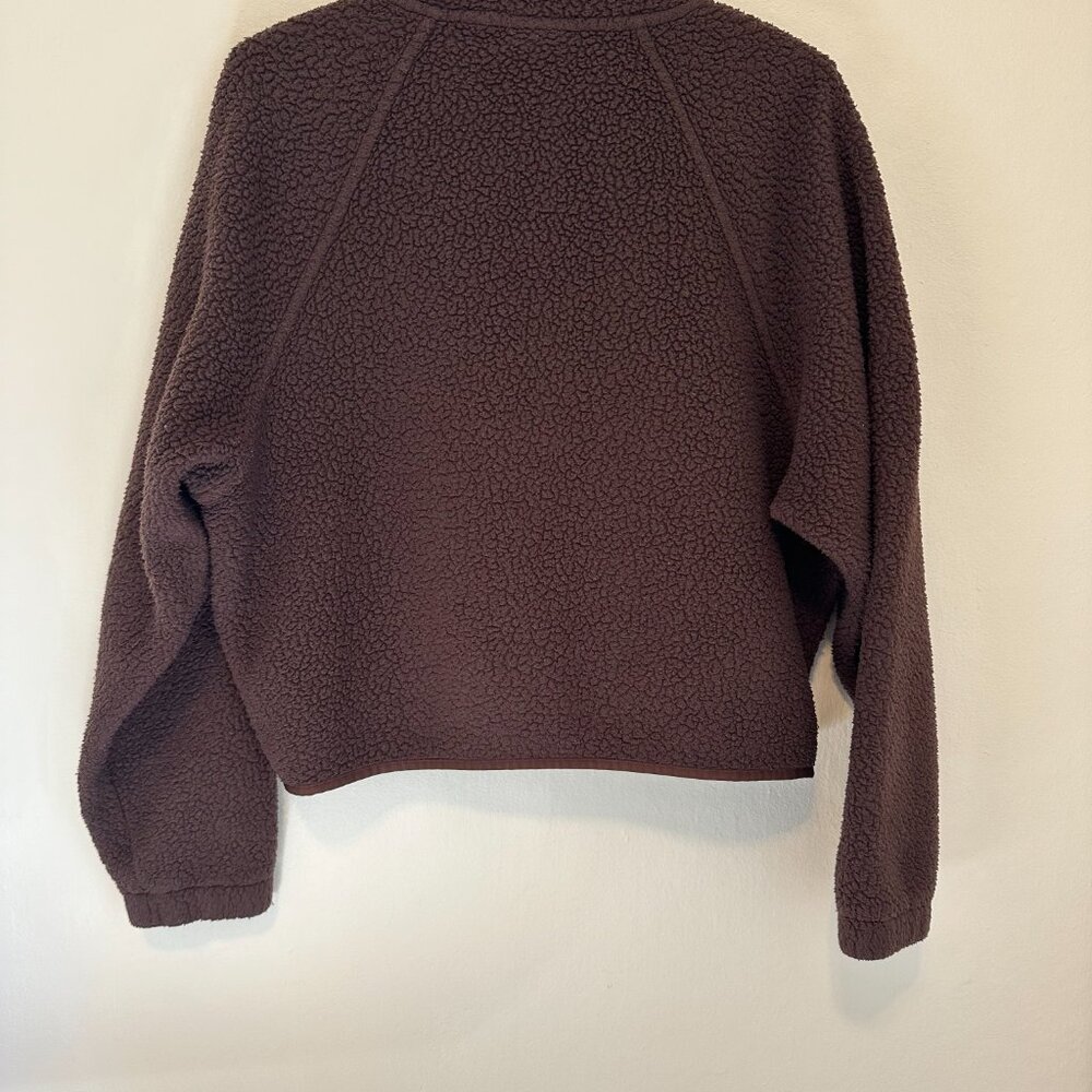 Sunday Best Brown Sherpa Button-Up Jacket - Picture 5 of 8